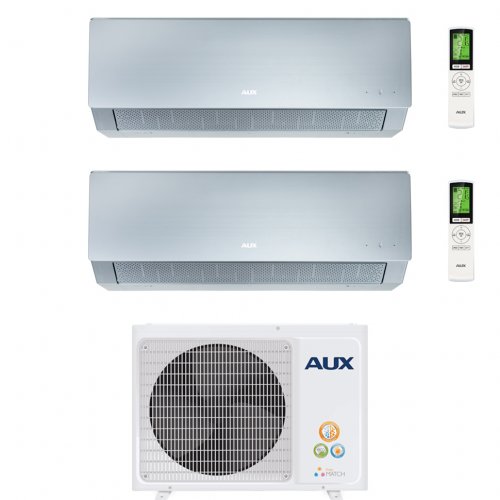 Мульти сплит-система Aux AMWM-H09/4R2(CD) x2 / AM2-H18/4DR2 на 2 комнаты (50 м²)