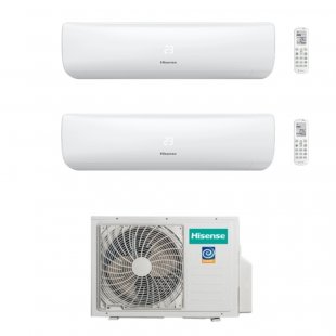 Мульти сплит-система Hisense AMS-07UW4RMRKB00 x2 / AMW2-14U4RGC на 2 комнаты (40 м²)