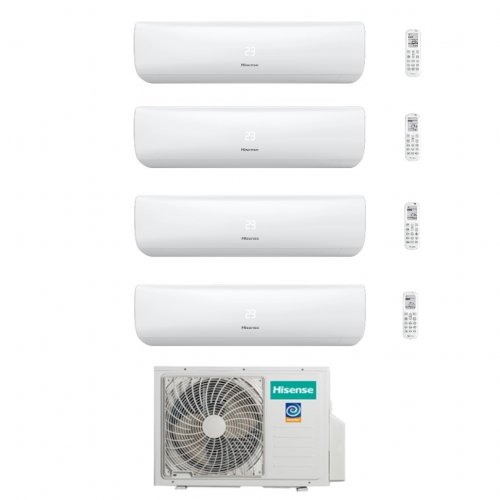 Мульти сплит-система Hisense AMS-07UW4RMRKB00 x4 / AMW4-27U4RJC